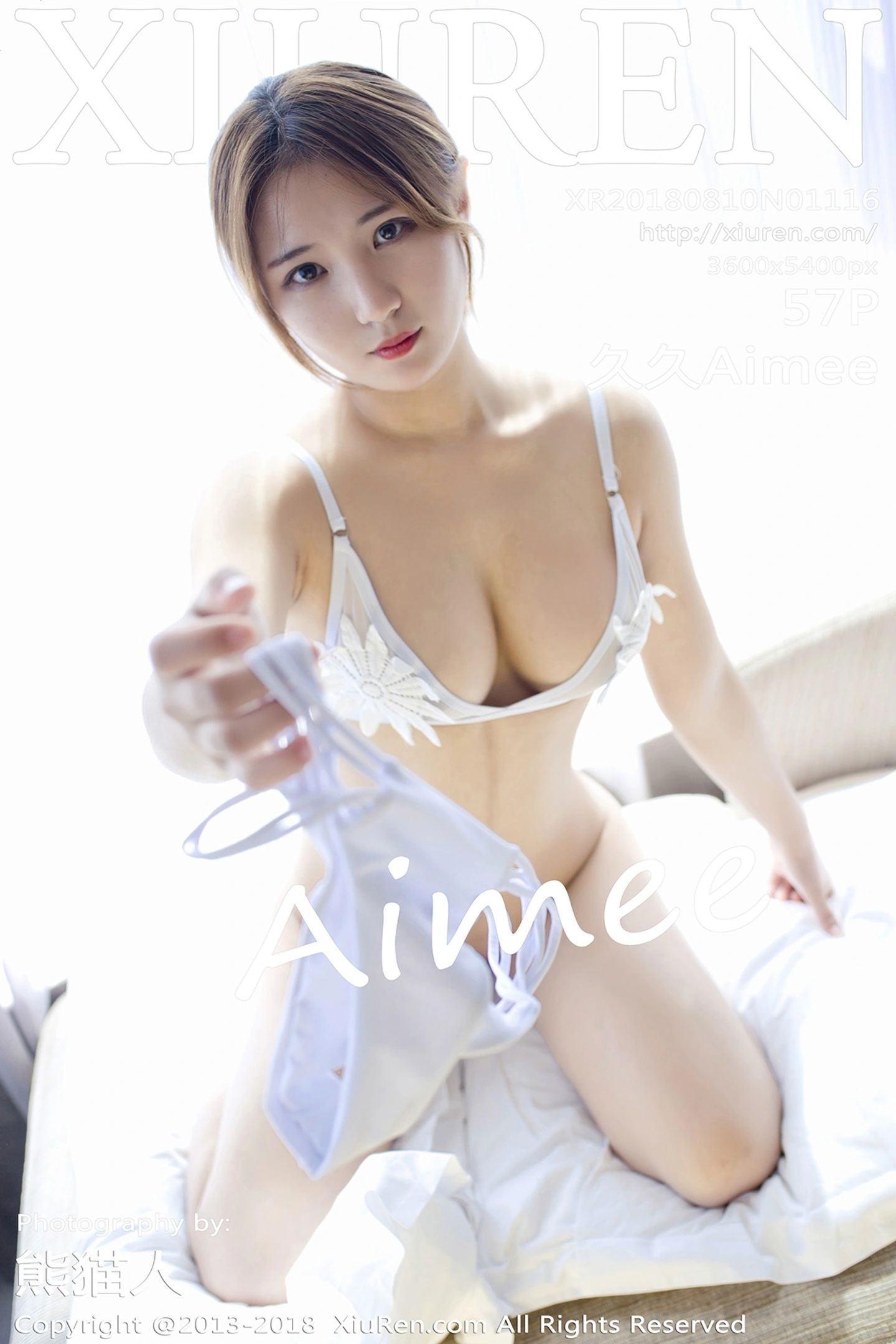 [XiuRen秀人网]No.1116_嫩模久久Aimee私房白色内衣+低胸比基尼秀浑圆豪乳诱惑写真57P-秀人网 - XiuRen.Space